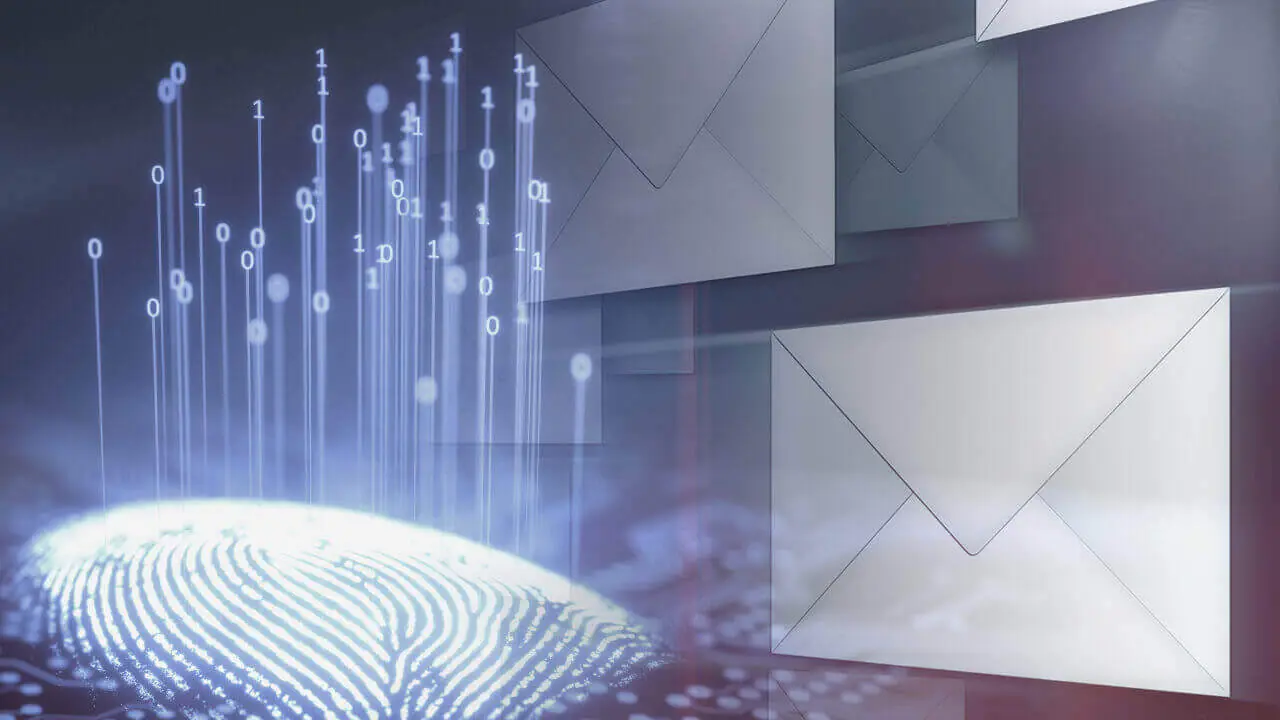 Bloom - GDPR Overlay Plugin » Indikator Design A fingerprint that symbolically represents the data retrieval for newsletter subscriptions